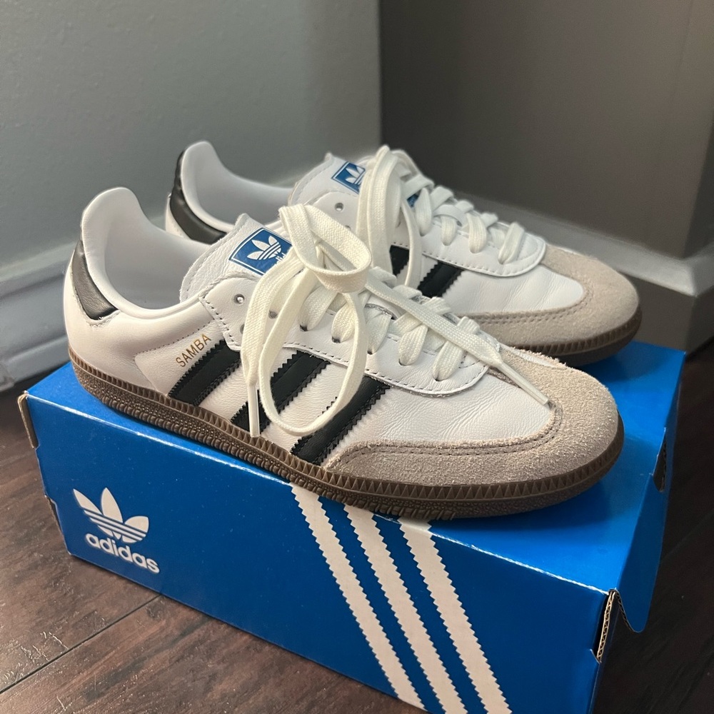 Adidas Samba OG shoes white/ core black/ gum size 5-1/2
